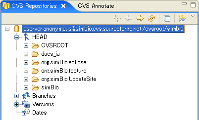 Figure 1-2-5 SourceForge.net CVS